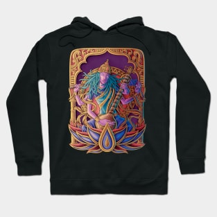 Saraswati Hindu Goddess of Music Hoodie